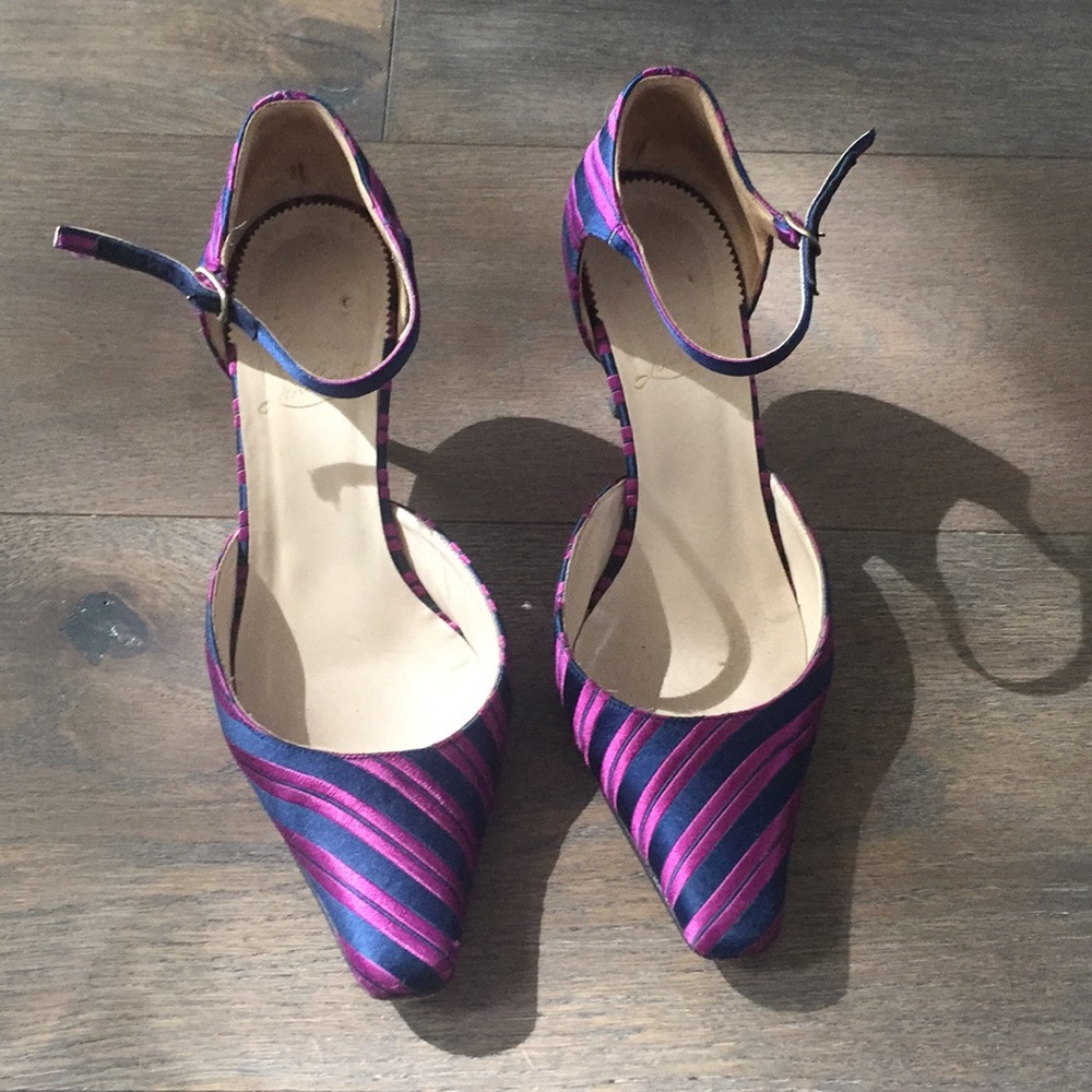 Christian Louboutin kitten heels 37 blue purple